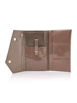Fiarucci Bridal Edsilia Pochette Mariage Mocca -BEAUTIFUL BRIDE SHOP Ventes edsilia mocca patent leather 6