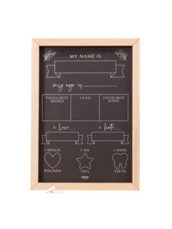 Ginger Ray BAB-105 Botanical Baby Milestone Tableau Noir -BEAUTIFUL BRIDE SHOP Ventes eubtsgia