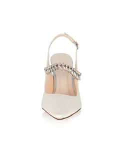 Rainbow Club Freja Chaussures Mariage -BEAUTIFUL BRIDE SHOP Ventes freja ivory satin silver bejewelled 3