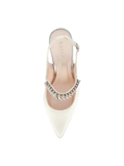 Rainbow Club Freja Chaussures Mariage -BEAUTIFUL BRIDE SHOP Ventes freja ivory satin silver bejewelled 4