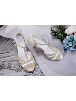 G. Westerleigh Chaussure De Mariage Corinne Champagne -BEAUTIFUL BRIDE SHOP Ventes g. westerleigh brautschuhe corinne champ 5 1