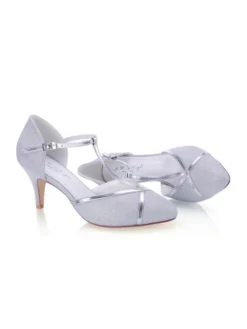 G. Westerleigh Zara Argent Chaussure De Mariage -BEAUTIFUL BRIDE SHOP Ventes g. westerleigh brautschuhe zara silver 2 1