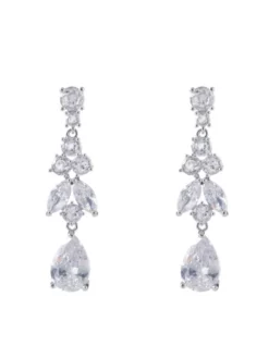 G. Westerleigh ER4145 Boucle D'Oreille Mariage Argent