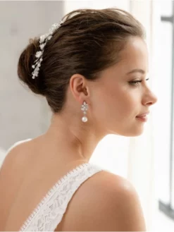 G. Westerleigh ER4149 Boucle D'Oreille Mariage Argent -BEAUTIFUL BRIDE SHOP Ventes g. westerleigh er4149 4