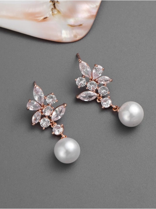 G. Westerleigh ER4149RG Boucle D'Oreille Or Rose 2 G. Westerleigh ER4149RG Boucle D'Oreille Or Rose – Image 2