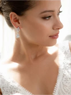 G. Westerleigh ER4154 Boucle D'Oreille Mariage Argent -BEAUTIFUL BRIDE SHOP Ventes g. westerleigh er4154 3