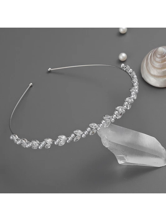 G. Westerleigh TR2954 Diadème Mariage Argent 3 G. Westerleigh TR2954 Diadème Mariage Argent – Image 3