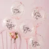 Ginger Ray FH-214 Floral Hen Ballons Confettis
