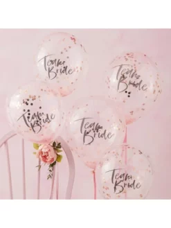 Ginger Ray FH-214 Floral Hen Ballons Confettis