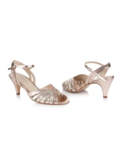 Rachel Simpson Giselle Or Rosé Chaussures De Mariée -BEAUTIFUL BRIDE SHOP Ventes giselle 5