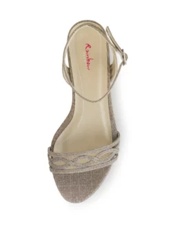 Rainbow Club Faye Or-Metallic Chaussures De Mariée -BEAUTIFUL BRIDE SHOP Ventes gold2