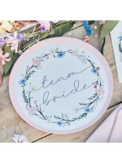 Ginger Ray BOHO-308 Floral Plates