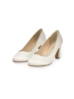 Rainbow Club Hailey Chaussure Mariage -BEAUTIFUL BRIDE SHOP Ventes hailey ivory satin gold piping 6