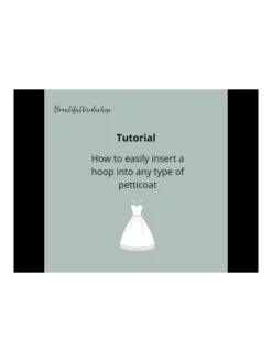 Jupon Mariage H2-220 -BEAUTIFUL BRIDE SHOP Ventes hqdefault 11 1