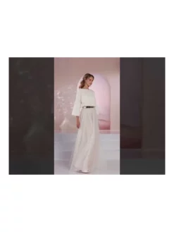 Bianco Evento Bamaris Jupe Champagne -BEAUTIFUL BRIDE SHOP Ventes hqdefault 12 8