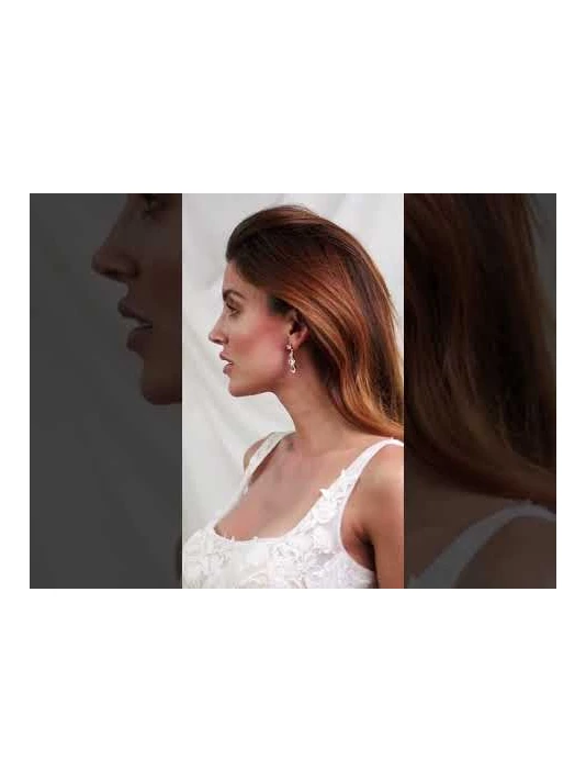 Abrazi Zoe Swarovski Boucle D'Oreille Or 3 Abrazi Zoe Swarovski Boucle D'Oreille Or – Image 3