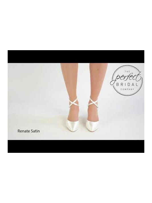 The Perfect Bridal Company Renate Satin Chaussures De Mariée 1 The Perfect Bridal Company Renate Satin Chaussures De Mariée