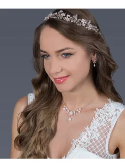 G. Westerleigh HS-J4637RG Bandeau Cheveux Mariage