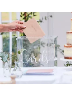 Ginger Ray BR-325 Botanical Wedding Card Box