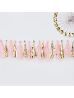 Ginger Ray OB-117 Oh Baby Guirlande Rose