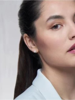 Poirier JE-105 Boucle D'Oreille Argent