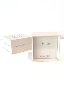 Poirier JE-BOX Boîte Cadeau Boucles D'Oreilles Lettre
