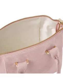 Fiarucci Bridal Jelise Pochette Mariage Rose -BEAUTIFUL BRIDE SHOP Ventes jelise rose suede leather 7