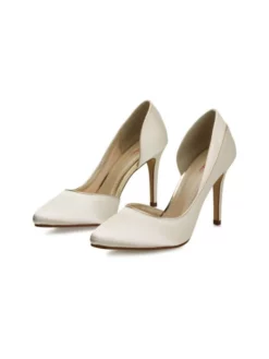 Rainbow Club Joanne Chaussures De Mariée -BEAUTIFUL BRIDE SHOP Ventes joanne ivory satin gold piping 6