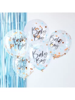 Ginger Ray TW-802 Twinkle Twinkle Ballons De Confettis Bleus