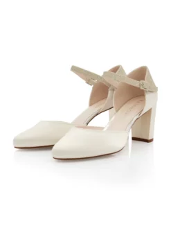 Rainbow Club Kimber Chaussures Mariage 12 Rainbow Club Kimber Chaussures Mariage -BEAUTIFUL BRIDE SHOP Ventes kimber ivory satin silver fine glitter 6