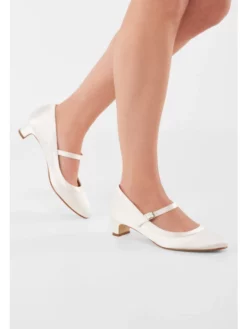 Rainbow Club Larissa Chaussure Mariage Ivoire -BEAUTIFUL BRIDE SHOP Ventes larissa ivory satin