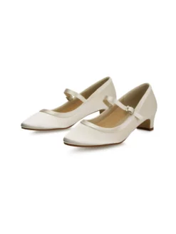 Rainbow Club Larissa Chaussure Mariage Ivoire -BEAUTIFUL BRIDE SHOP Ventes larissa ivory satin 6 1