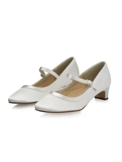 Rainbow Club Larissa Chaussure Mariage Blanc -BEAUTIFUL BRIDE SHOP Ventes larissa white satin 6 1
