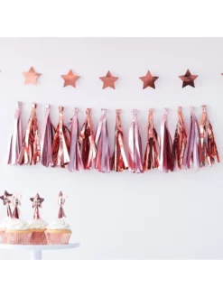 Ginger Ray TW-811 Twinkle Twinkle Rose Guirlande