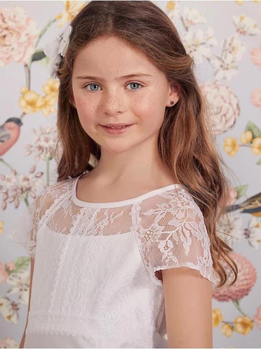 LILLY 08-1104-WH Robe De Communion 2 LILLY 08-1104-WH Robe De Communion – Image 2