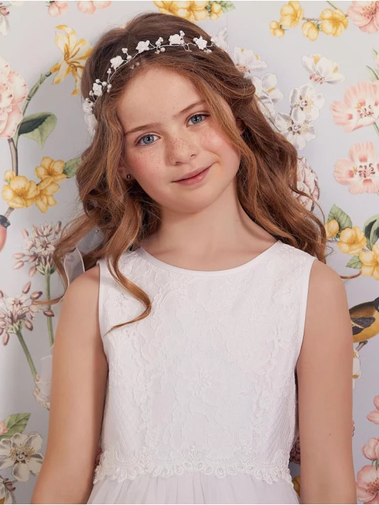 LILLY 08-1108-WH Robe De Communion 2 LILLY 08-1108-WH Robe De Communion – Image 2