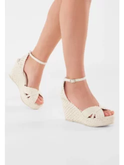 Fiarucci Bridal Louna Chaussures Mariage -BEAUTIFUL BRIDE SHOP Ventes louna perle riffia