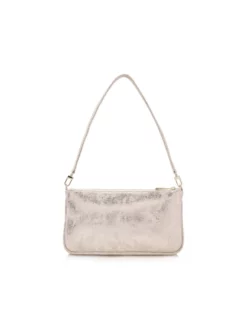 Fiarucci Bridal Lumie Pochette Mariage Or -BEAUTIFUL BRIDE SHOP Ventes lumie champagne gold suede leather 3