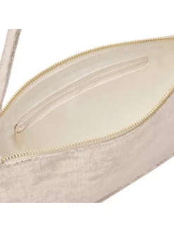 Fiarucci Bridal Lumie Pochette Mariage Or -BEAUTIFUL BRIDE SHOP Ventes lumie champagne gold suede leather 7