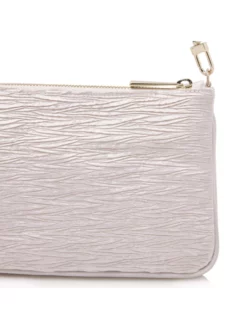 Fiarucci Bridal Lumie Plissé Pochette Mariage -BEAUTIFUL BRIDE SHOP Ventes lumie champagne plisse 5