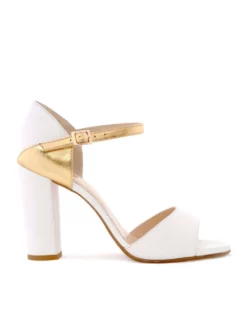 Content Juno Chaussures Mariage Blanc Or