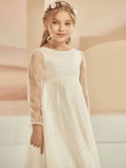Bianco Evento ME3000 Robe De Communion -BEAUTIFUL BRIDE SHOP Ventes me 3000 2 3