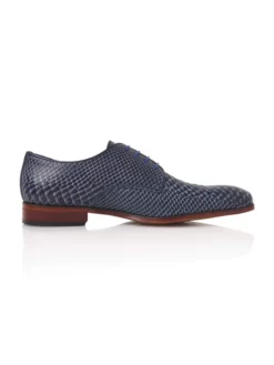 Mr. Fiarucci Mikai Chaussure Mariage Homme Bleu -BEAUTIFUL BRIDE SHOP Ventes mikai dark blue snake leather 3