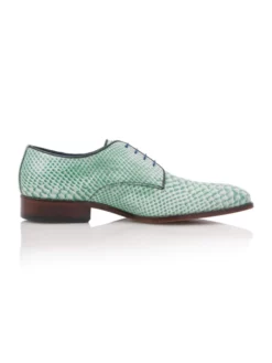 Mr. Fiarucci Mikai Chaussure Mariage Homme Vert 9 Mr. Fiarucci Mikai Chaussure Mariage Homme Vert -BEAUTIFUL BRIDE SHOP Ventes mikai green snake leather 3