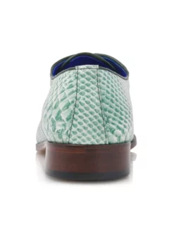 Mr. Fiarucci Mikai Chaussure Mariage Homme Vert 12 Mr. Fiarucci Mikai Chaussure Mariage Homme Vert -BEAUTIFUL BRIDE SHOP Ventes mikai green snake leather 6