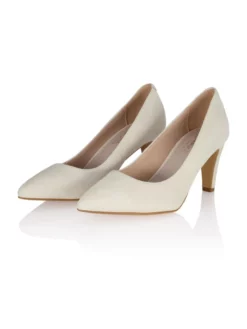 Fiarucci Bridal Mironne Chaussures Mariage Off-White 12 Fiarucci Bridal Mironne Chaussures Mariage Off-White -BEAUTIFUL BRIDE SHOP Ventes mironne off white suede leather 6