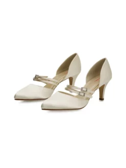 Rainbow Club Misty Chaussure Mariage -BEAUTIFUL BRIDE SHOP Ventes misty ivory satin 6