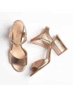 Content Cassia Rose Gold Chaussure Mariage -BEAUTIFUL BRIDE SHOP Ventes moments by content cassia shiny rose 3