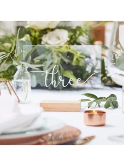 Ginger Ray BR-316 Botanical Wedding Numéros De Table