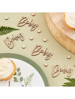 Ginger Ray BAB-121 Botanical Baby Confettis De Table